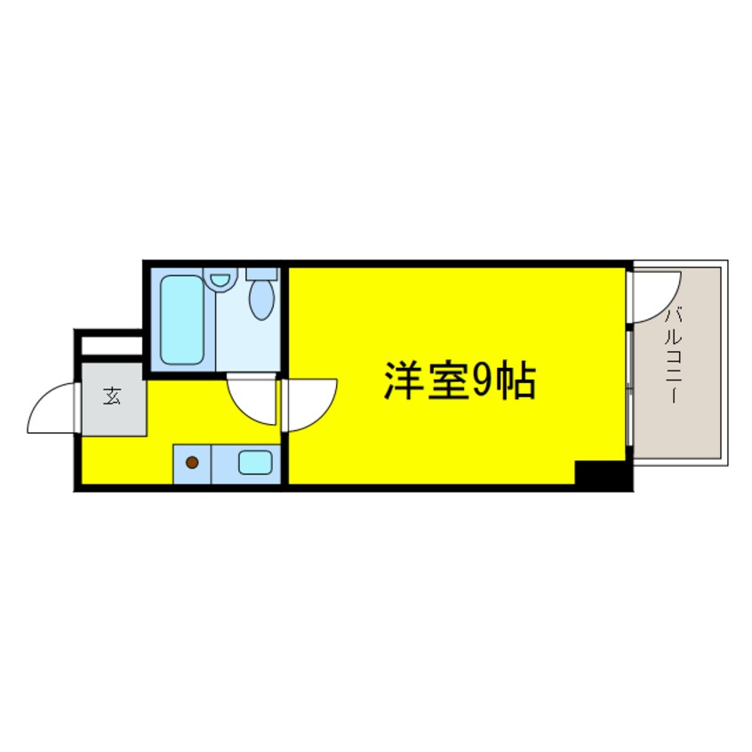 間取図 エクセレント中道