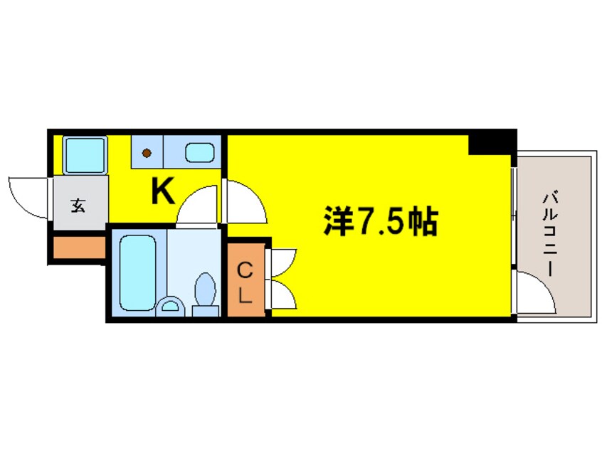 間取図 エクセレント中道