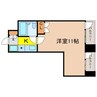 エクセレント中道 1Kの間取り