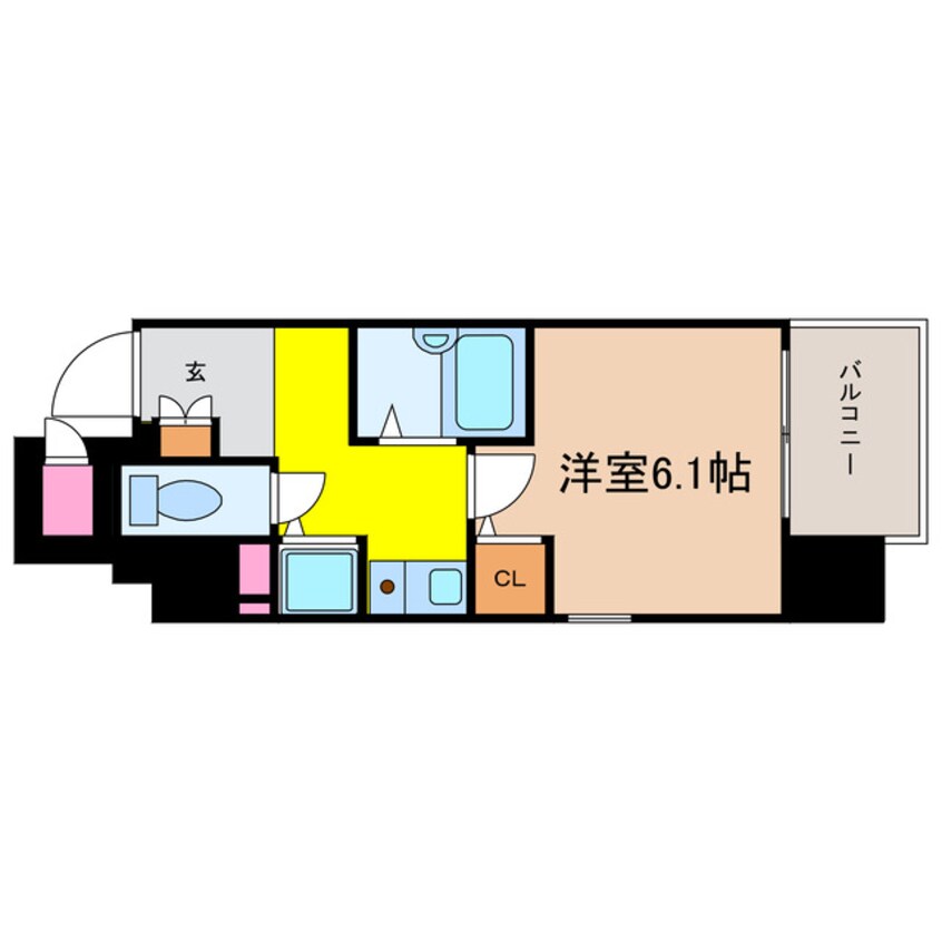 間取図 プレサンス内本町