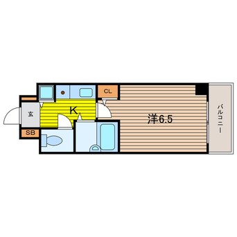 間取図 アスヴェル天満橋