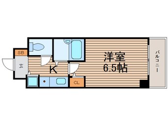 間取図 アスヴェル天満橋