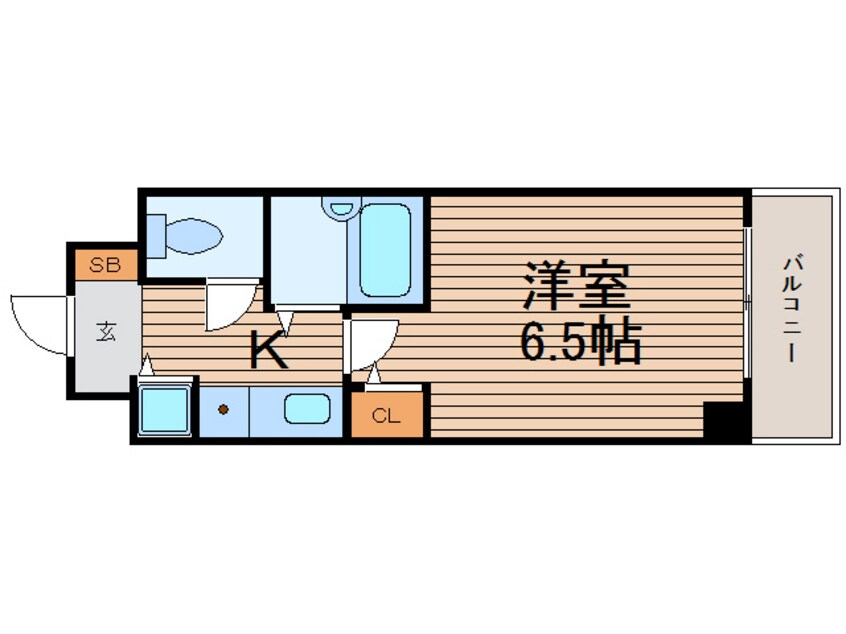 間取図 アスヴェル天満橋