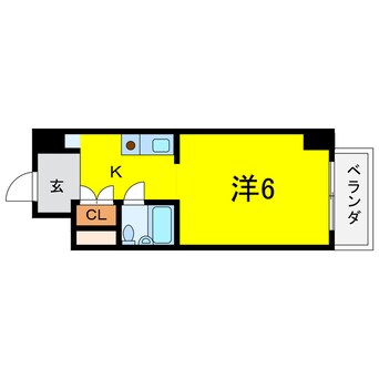 間取図 マ・シャンブル下阪