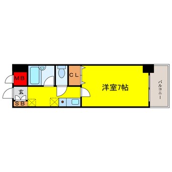 間取図 ロイヤル天満橋