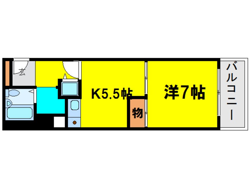 間取図 エルデ大手前