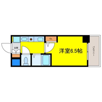 間取図 大阪メトロ谷町線/谷町六丁目駅 徒歩3分 10階 築22年