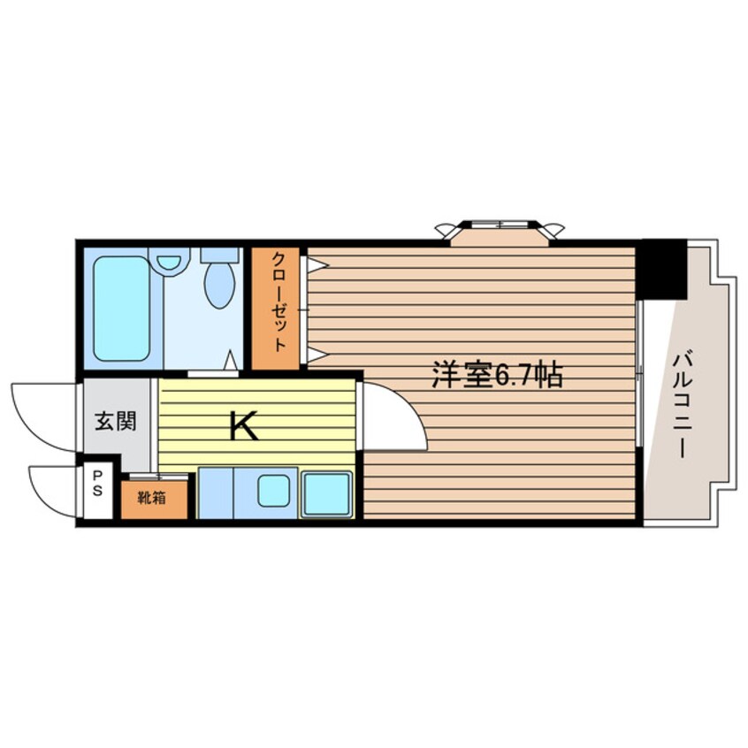 間取図 セレッソコート大阪城前