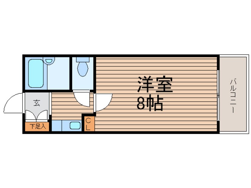 間取図 大阪メトロ谷町線/谷町六丁目駅 徒歩5分 7階 築34年