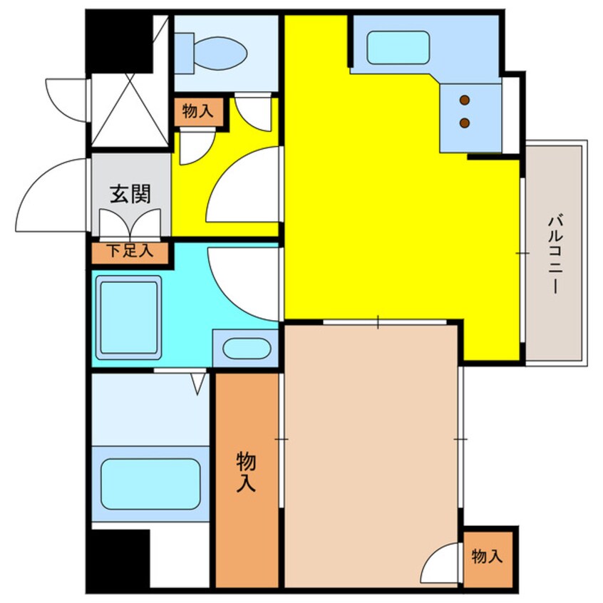 間取図 ライオンズマンション大手前第２