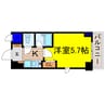 大阪メトロ谷町線/南森町駅 徒歩4分 9階 築25年 1Kの間取り