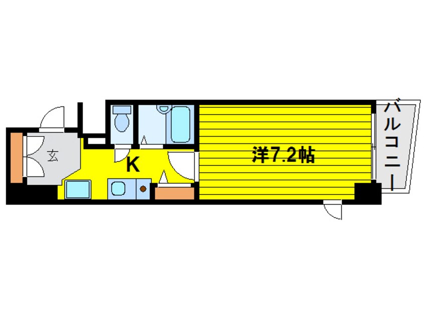 間取図 天満橋リーフビル・ネバーランド天満橋