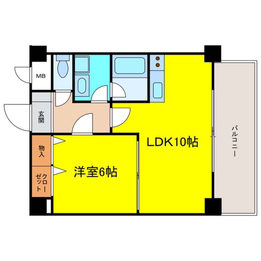 間取図 ビガーポリス556紅梅町アーデン南森町