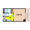 カランドリエ 1Kの間取り