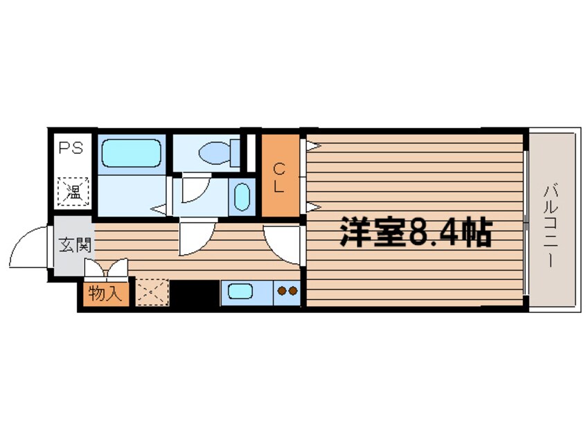 間取図 メゾン・ド・ヴィレ大阪城公園前