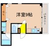 プレシード京橋 1Rの間取り