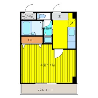 間取図 グラマシー心斎橋東