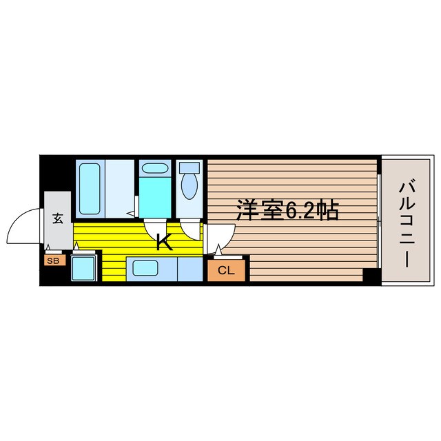 間取り図 グラマシー心斎橋東