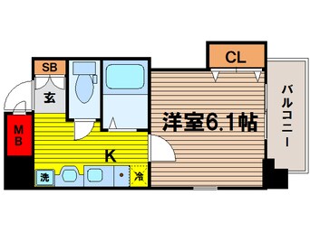 間取図 ＣＩＴＹＬＩＦＥエイペックス大手通