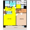 リーガルタワー船場 1LDKの間取り