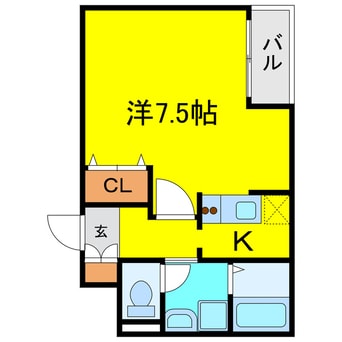 間取図 コンフォール南森町