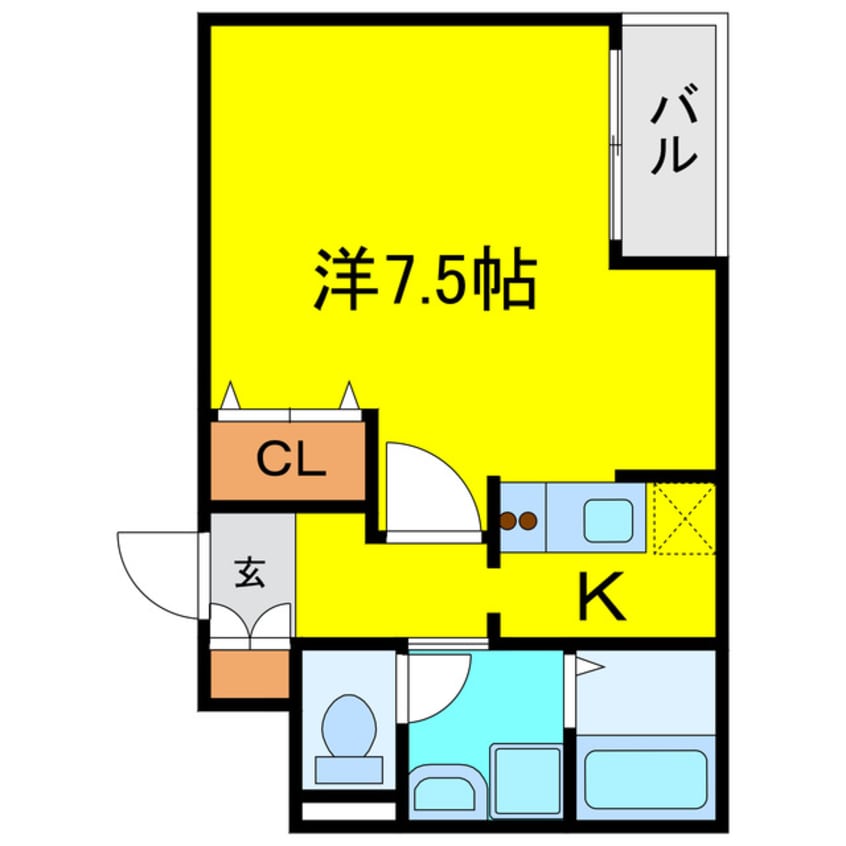 間取図 コンフォール南森町