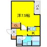 コンフォール南森町 1Rの間取り