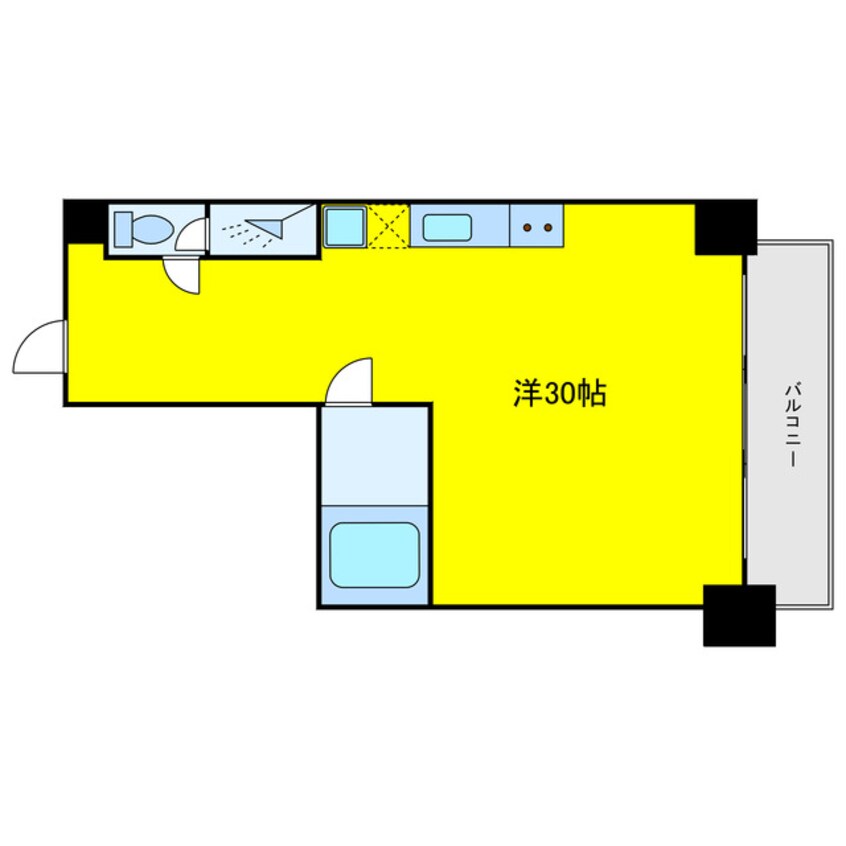 間取図 トウセン本町橋ビル