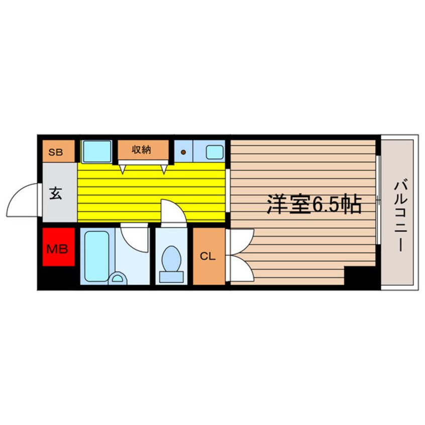 間取図 88中之島ウイング