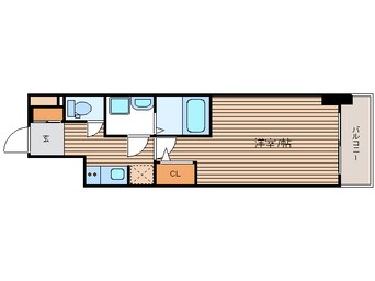 間取図 大阪メトロ堺筋線/北浜駅 徒歩5分 4階 築20年