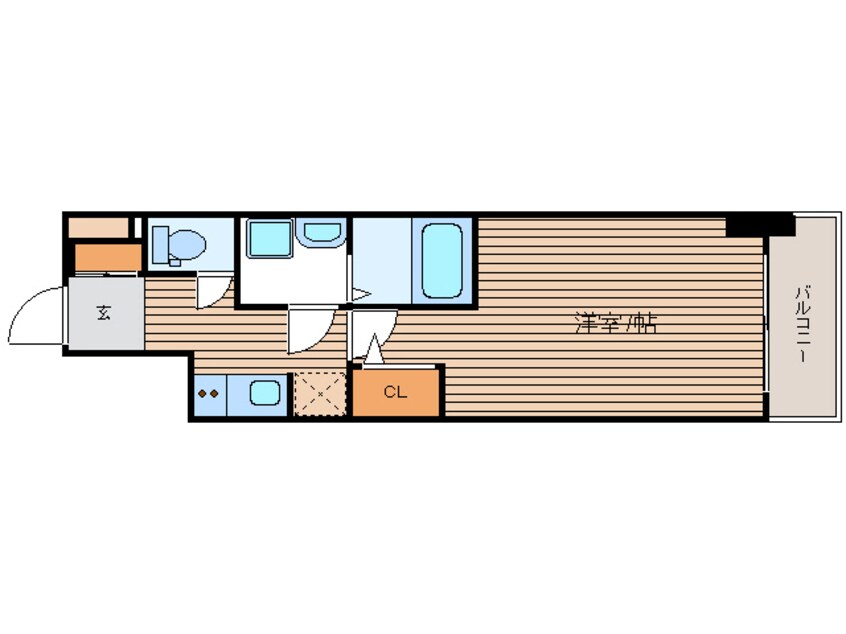 間取図 大阪メトロ堺筋線/北浜駅 徒歩5分 4階 築20年