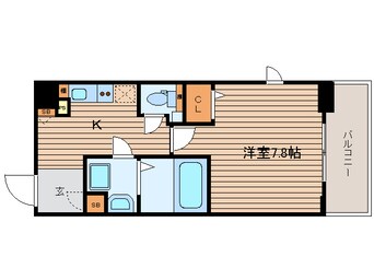 間取図 アジリア天満橋