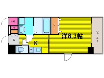 間取図 アジリア天満橋