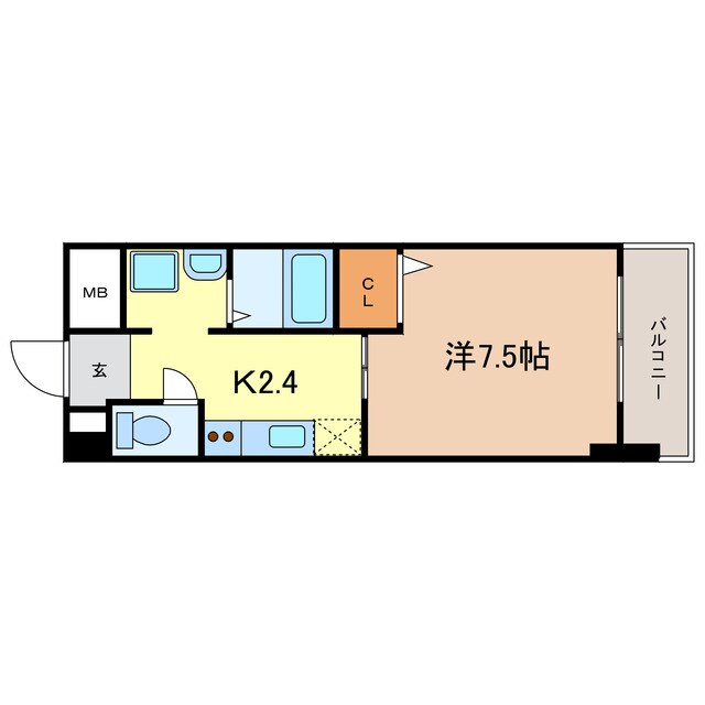 間取り図 パウゼ大手前