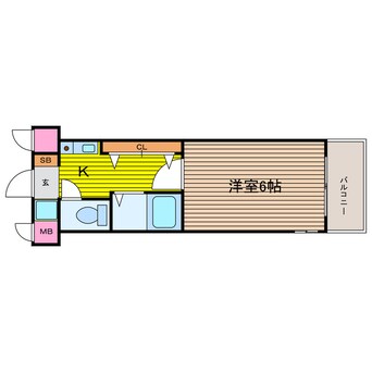 間取図 エステムコート大阪城南