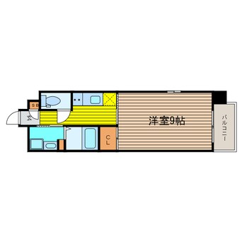間取図 ビガーポリス109天満一丁目