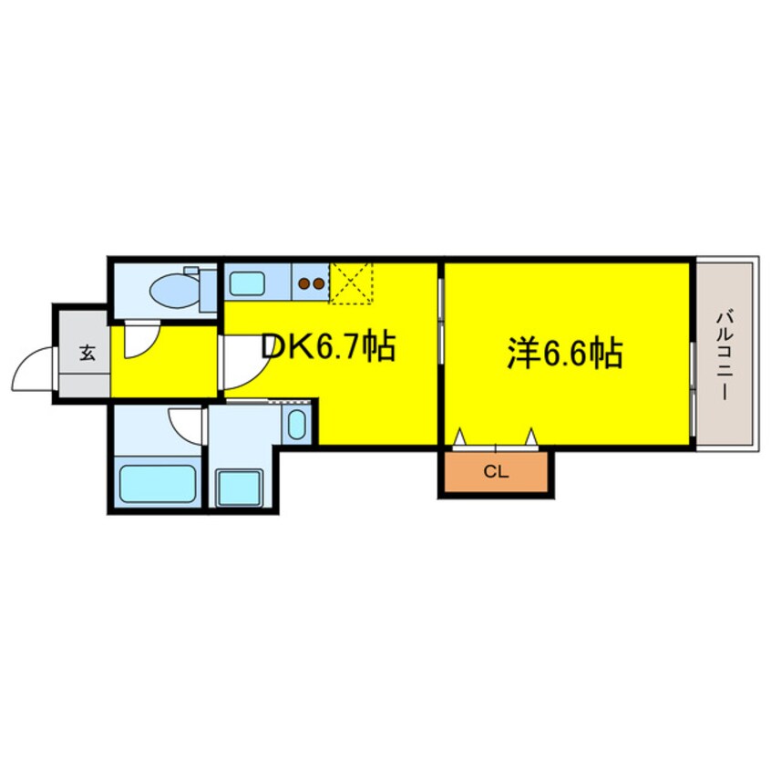 間取図 CLAIR TOWER