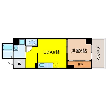 間取図 淺沼谷町マンション