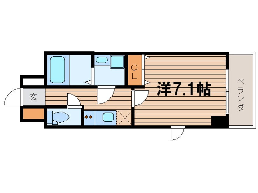 間取図 S-RESIDENCE　Hommachi　Marks