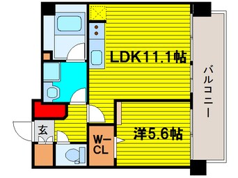 間取図 北浜プライマリーワン