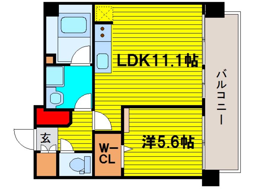 間取図 北浜プライマリーワン