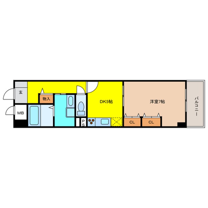 間取図 天満リバーサイドプラザ