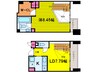 大阪メトロ御堂筋線/淀屋橋駅 徒歩4分 6階 築20年 1LDKの間取り
