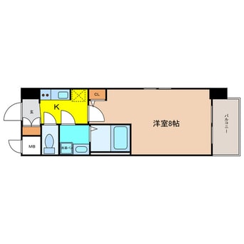 間取図 プロシード心斎橋東vantare