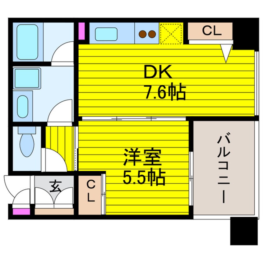 間取図 ＫＡＩＳＥＩ江戸堀