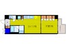 大阪メトロ谷町線/天満橋駅 徒歩5分 12階 築19年 1DKの間取り
