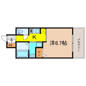 間取図 エイペックス大阪城西