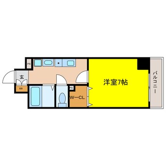 間取図 ブリリアントコート心斎橋イースト
