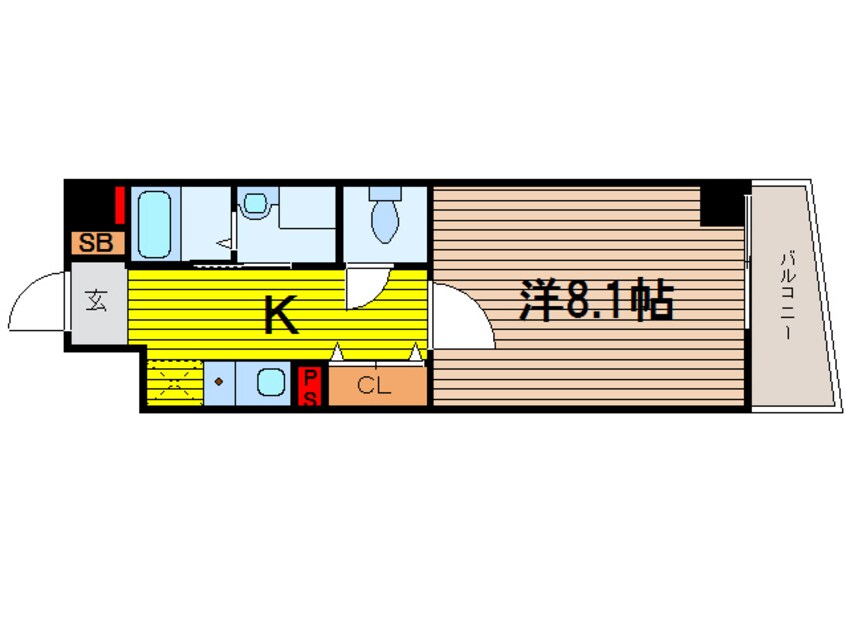 間取図 アスティオン大手通