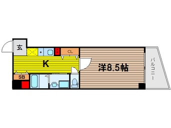 間取図 アスティオン大手通